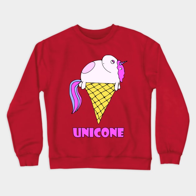Unicone Crewneck Sweatshirt by Nerd_art